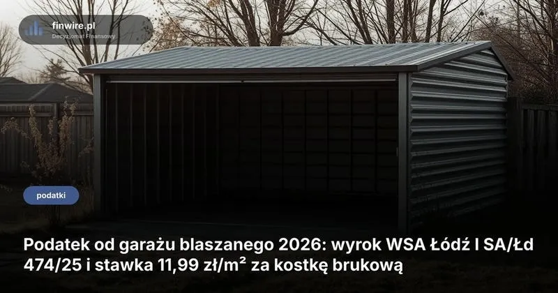 Garaż w domu czy osobno: co warto wiedzieć o podatkach?