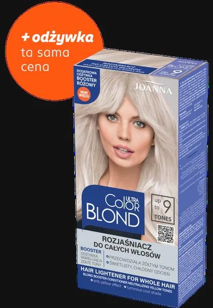 Farba blond po rozjaśniaczu