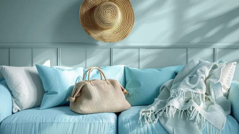 Lazurowy w aranżacji wnętrz