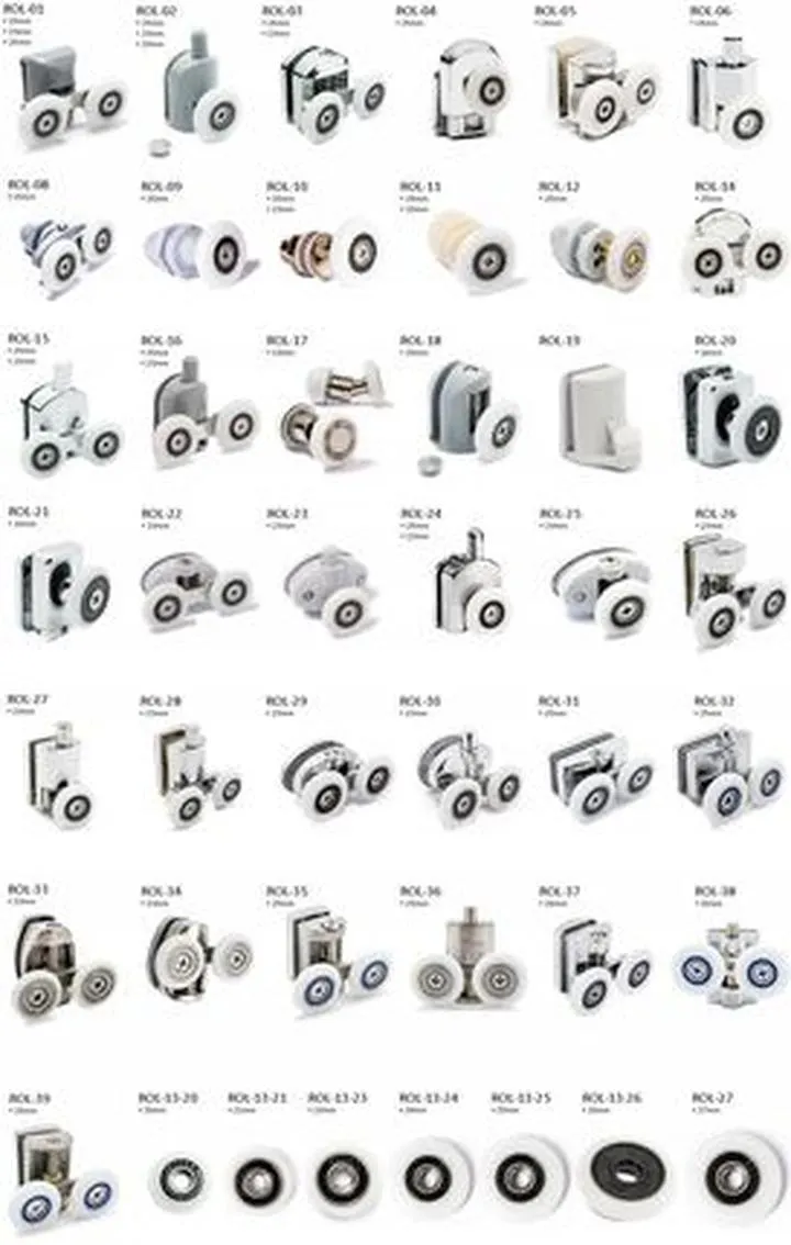 Montaż rolek do kabiny prysznicowej