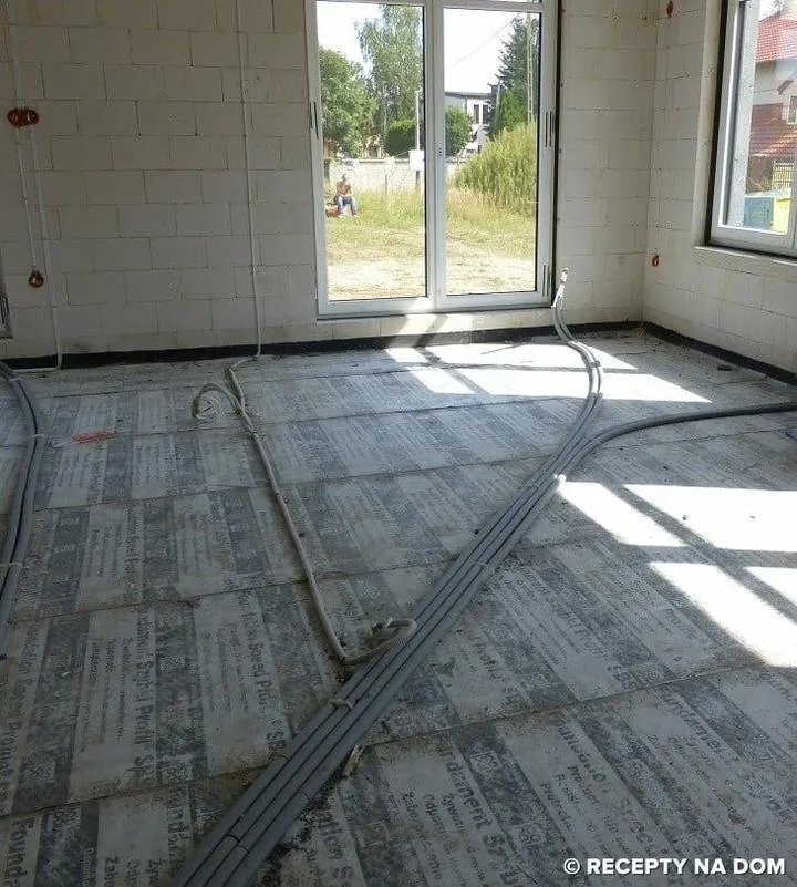 Styropian pod wylewki