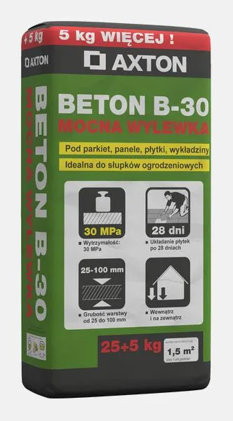 Wiązanie betonu B30
