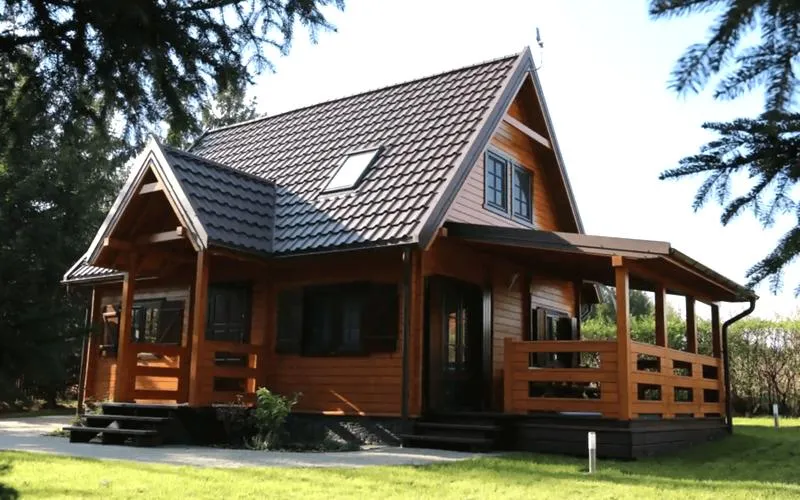 Zalety domów drewnianych